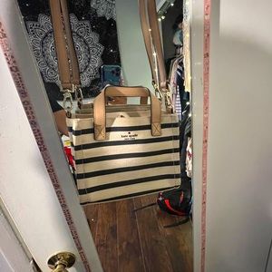 Navy blue and white Kate Spade Purse